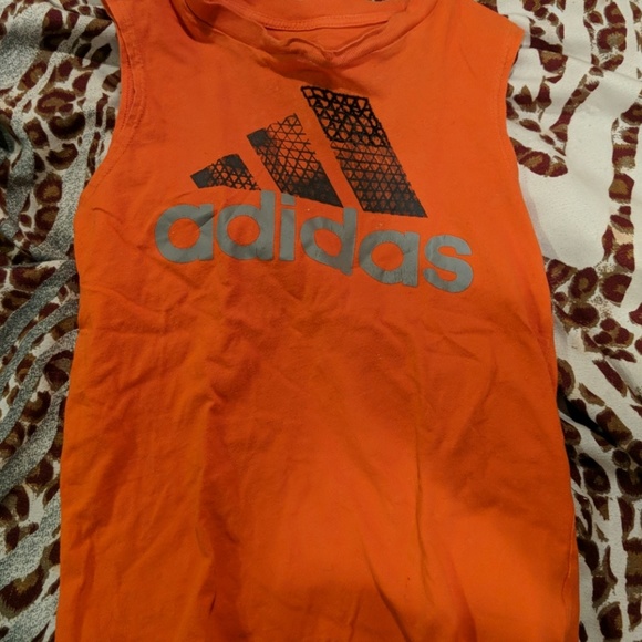 Sz 7 2pc Adidas Tank Top Short Outfit - Picture 2 of 3